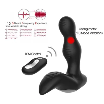 Bezdrôtové Análny Sex Hračky Pre Mužov Upozorňuje Prostaty Masér Mužov Plug Nepremokavé Výkonné Motory 10 Stimulácia Vzory Zadok Riti