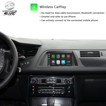 Bezdrôtové CarPlay AndroidAuto Retrofit Box pre Citroen iSmart auto Wireless CarPlay pre Citroen C5 14-16 model Zrkadlenie Odkaz