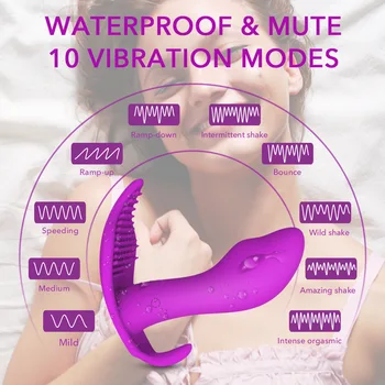 Bezdrôtové Diaľkové Ovládanie Nositeľné Masér USB Nabíjateľné Stimulátor Klitorisu pre Tesné Cvičenie Dizajn Svalovú Relaxáciu Nástroje