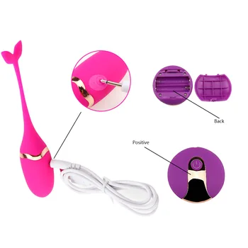 Bezdrôtové Diaľkové Ovládanie Silikónový Vibrátor Bullet Vajcia Vibrátory Sex USB Nabíjateľné Hračky pre dospelých Tele, Sexuálne Hračky