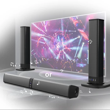 Bezdrôtové Home Theater Sound Bar 3D Stereo TV Soundbar s Subwoofer, Bluetooth Reproduktor pre PC, Počítač, Telefón, Reproduktory boombox