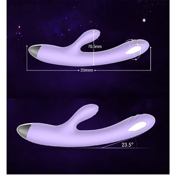 Bezdrôtové Králik Mäkký Vibrátor G-spot Vibračné Dildo Ženskej Pošvy Stimulátor Klitorisu Masér Masturbator Sexuálne Hračky pre Ženy