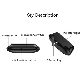 Bezdrôtový Bluetooth 5.0 AUdio Adaptér 3,5 mm konektor pre Slúchadlá Slúchadlá Prijímač pre PS4 Gadgets pre herné konzoly