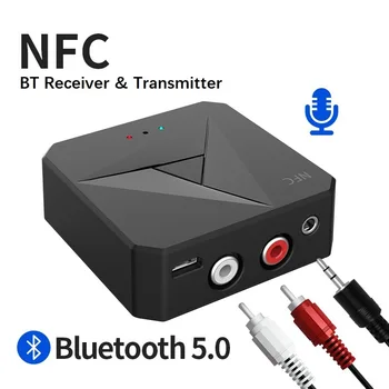 Bezdrôtový Bluetooth 5.0 Prijímač 3,5 mm Jack AUX 3.5 Hudby Prijímač HiFi Audio Adaptér Pre Auto, Blutooth, Receptor