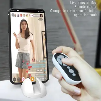 Bezdrôtový Bluetooth Selfie Stick Diaľkový ovládač Spúšte Tlačidlo Uvoľnenia pre Chytré telefóny, samospúšť pre Huawei Xiao iPhone