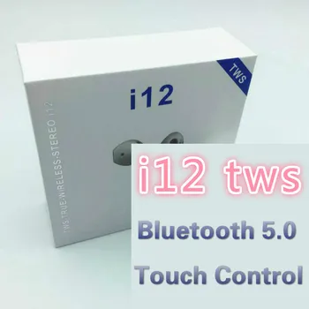 Bezdrôtový Headset i12 TWS Dotykové Tlačidlo Bluetooth 5.0 Športové Slúchadlá Stereo Pre Xiao Huawei Samsung Smart Telefón