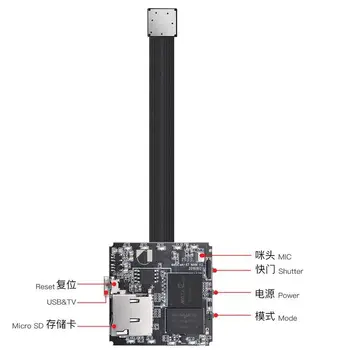 Bezdrôtový Modul Kamery videokamery vzdialená kamera, wifi 60 fps p2p mini ultra-HD 1080P 2k 4k drone diy-modul Nočné videnie