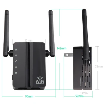 Bezdrôtový WiFi Opakovač Wi-fi Range Extender 300Mbps Signálu Zosilňovač 802.11 N/B/G Booster Repetidor Wi-fi Reapeter Príslušenstvo