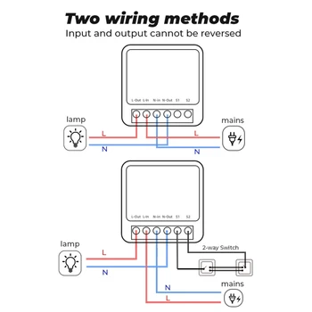 Bezdrôtový Wifi Smart Switch Remote Control Automation Modul DIY Časovač Univerzálna Smart Home 16A S Tuya Alexa Domovská stránka Google