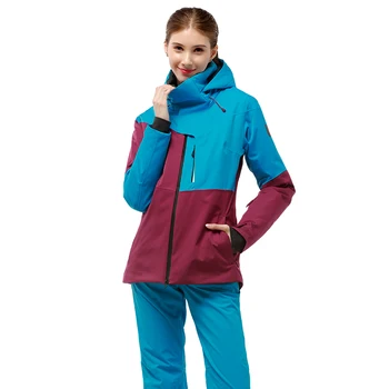 BEŽECKÁ RIEKY Značky ženy Kvalitné Lyžiarske Bunda Zime Teplé Športové Bundy s Kapucňou Profesionálne Outdoor lyžiarske oblek #A9014 B7081