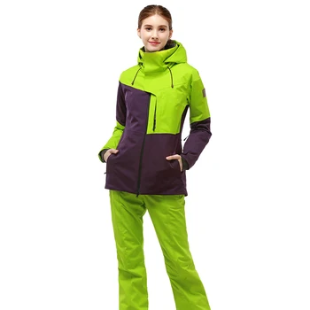 BEŽECKÁ RIEKY Značky ženy Kvalitné Lyžiarske Bunda Zime Teplé Športové Bundy s Kapucňou Profesionálne Outdoor lyžiarske oblek #A9014 B7081