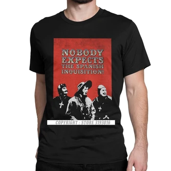Bežné Tričko Nikto Očakáva, Že Spanish Inquisition Tshirts Monty a Svätý Grál weatshirt Vintage Vytlačené T-Shirts