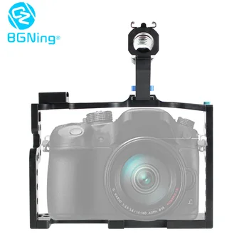 BGNing Profesionálne GH3 GH4 Ochranného krytu Prípade Rukoväť Robustný Rám Combo Kit Zásobník Pripojiť DSLR Plošinu Digitálneho Fotoaparátu