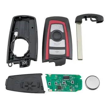 BHKEY 4 Tlačidlá 315 / 433 / 868MHz Smart Remote Auto Kľúč pre BMW F Šasi, BDC/CAS4/CAS4+ FEM Kľúč pre Auto