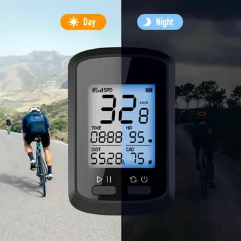 Bicykel Počítač G+ Bezdrôtový GPS Tachometer Nepremokavé IPX7 Cestnej Bike MTB Bicykel Bluetooth ANT+ s Kadenciu na Bicykli Počítače