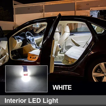 Biela, Canbus bezchybné Auto LED Lampa Interiéru Čítanie Dome Mapu Strechy Žiarovky Držiak pre Sedadlo pre Ibiza 6L 6J 6P 2002-2016