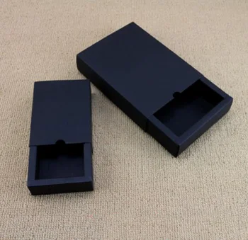 Biela/Čierna/Kraft papier Zásuvky tvar Ručne vyrábané Mydlo Balenie Papierové Krabice rôznych veľkostí Darčekové balenie box