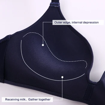 BIIGGXX podprsenka je veľmi sexy, hlboké U-tvarované dámske spodné prádlo, pohodlné podprsenky, bezšvových oceľových bez zdvíhania podprsenka, dodanie zdarma