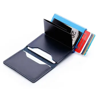 BISI GORO 2020 Peňaženky Hliníkové ID Peňažné Držiteľa Karty RFID Blokovanie Peňaženky, Kreditné Karty Chránič Prípade Vrecku Peňaženku