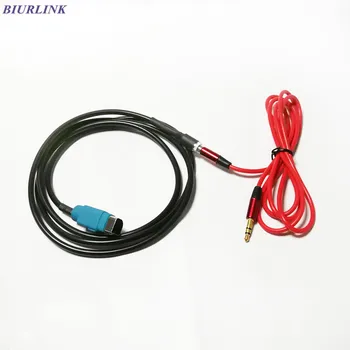 Biurlink AUX-IN Audio Kábel Rádio Rozšíriť AUX Drôt pre Alpine KCE-237B