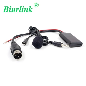 Biurlink Pre Kenwood 13Pin AUX Vstup, Port 150 CM Bluetooth 5.0 Mikrofón Mobilný Telefón, Hudba sa bude ďalej prehrávať Audio Kábel Adater