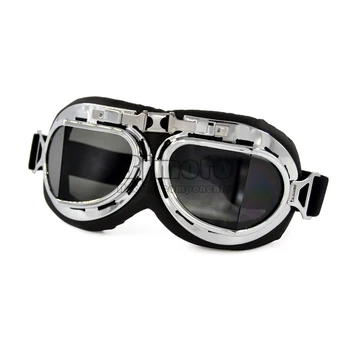 Bjmoto Pre Motocykel Harley Biker Skúter atv Krížniky Pilot Lietajúce Oko nosiť okuliare okuliare Vintage Prilba Okuliare