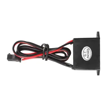 Black 12V DC na AC Invertor pre EL Lampa Drôt Electroluminescent 5M Metrov LB88