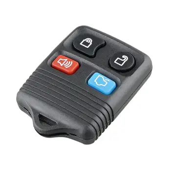 Black 4 Tlačidlo Diaľkového Kľúča Vozidla Keyless Entry Auto na Diaľkové Ovládanie príveskom, Alarm Vysielač pre