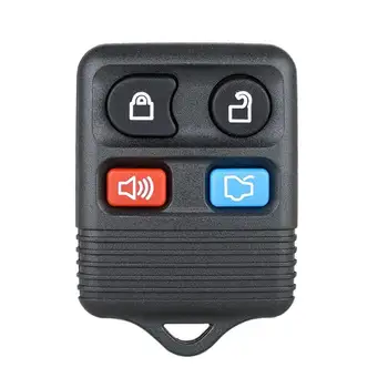 Black 4 Tlačidlo Diaľkového Kľúča Vozidla Keyless Entry Auto na Diaľkové Ovládanie príveskom, Alarm Vysielač pre