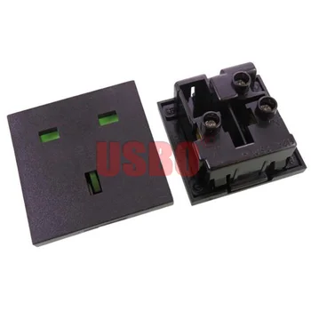 Black Card-typ UK štandard BS1363 13A 250V ploche zásuvka Britský Hongkong, Malajzia AC zásuvky napájania modulu PDU skrinku zásuvky