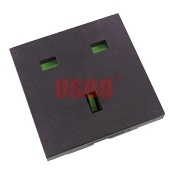 Black Card-typ UK štandard BS1363 13A 250V ploche zásuvka Britský Hongkong, Malajzia AC zásuvky napájania modulu PDU skrinku zásuvky