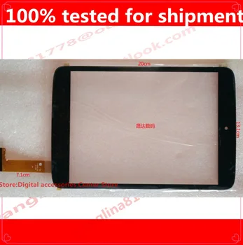 Black YJ152FPC-V0 pre 8 cm tablet pc kapacitný dotykový displej panel sklo YJ152FPC