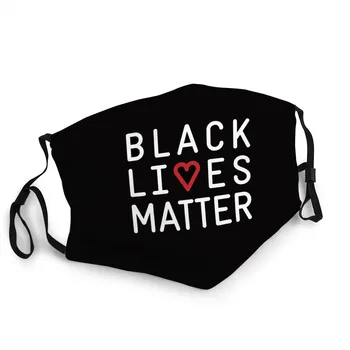 Black Žije Ohľadu Na To, Textílie Maska Umývateľný Antibakteriálny Prachu Úst Maska Čierna Ľudí Univerzálny Mascaras Maska