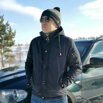 Blackleopardwolf 2019 nový príchod zimná bunda mužov tenká bavlna vysokej kvality s kapucňou zimný kabát mužov s zips MC-17076
