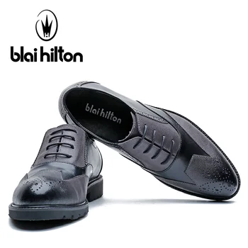Blai Hilton Originálne Kožené Podnikania Muži Topánky