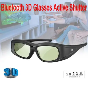 Bluetooth 3D Okuliare Active Shutter Nabíjateľné Okuliare Kompatibilné s Epson Projektor Sony/Sony Panasonic Samsung 3D TV
