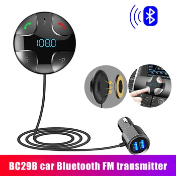 Bluetooth 4.2 FM Vysielač Auto, MP3 Audio Prehrávač handsfree Podpora TF Kariet Auta Nabíjanie NJ88