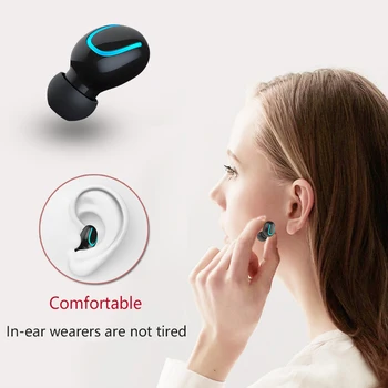 Bluetooth 5.0 Mini Bezdrôtové Slúchadlá Slúchadlá HBQ Handsfree Slúchadlá Športové Slúchadlá Herné Headset s Nabíjanie box pre Telefón
