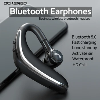 Bluetooth 5.0 Slúchadlá Business Bezdrôtové Slúchadlá NOVÝ Upgrade Handsfree Headset Nepremokavé Športové Slúchadlá s Mikrofónom HD Hovor