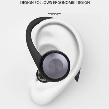 Bluetooth Headset Športové Bezdrôtové Slúchadlá Deti TWS 5.0 Slúchadlá Ucho Beží Stereo Slúchadlá S Mikrofónom