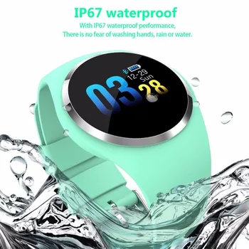 Bluetooth Lady Nepremokavá Smart Hodinky Módne Ženy Srdcového tepu Fitness Tracker Smartwatch Podporu APP Pre Android IOS