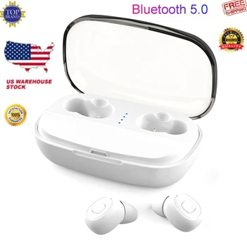 Bluetooth5.0 Headset Mini Bluetooth Slúchadlá In-ear Slúchadlá pre 120 Hodín Pracovného Bezdrôtové Slúchadlá Basy Automaticky Párovanie
