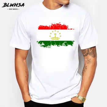 BLWHSA Tadžikistan Letné Tričko Diy Zadarmo Zákazku Názov Počet Mužov T-shirt Tadžikistan štátna Vlajka Krajiny Oblečenie