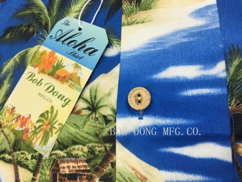 BOB DONG Mens Zviera Tlače Hawaii Aloha Košele Lete Krátky Rukáv Havajské Košele Mužov Vintage Oblečenie Strany Topy