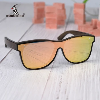 BOBO VTÁK slnečné Okuliare Mužov Značky Luxusné Námestie Polarizované Dreva Slnečné Okuliare Jazdy Okuliare UV400 Oculos De Sol Gafas