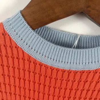 BOBOZONE vlna krátkym rukávom tenký sveter pre deti chlapci dievčatá v lete sveter
