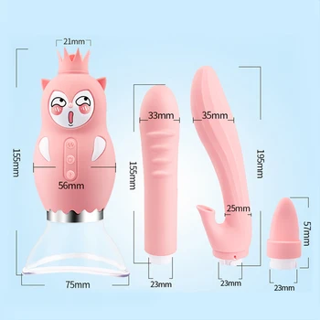 Bodypro Bradavky Bulík Ženy Vibrátor multifunkčné stimulátor klitorisu Jazyk Lízať Dildo Vibrátor Pre Dospelých, Sexuálne hračky, s box