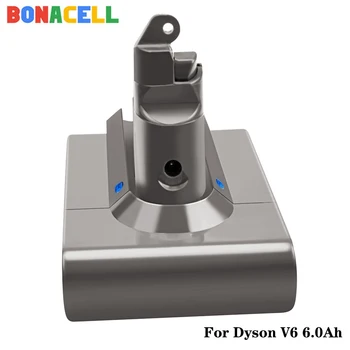 Bonacell 21.6 V 6000mAh Li-ion Batéria pre Dyson V6 DC58 DC59 DC61 DC62 DC74 SV09 SV07 SV03 965874-02 Vysávač Batérie