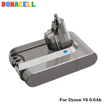 Bonacell 21.6 V 6000mAh Li-ion Batéria pre Dyson V6 DC58 DC59 DC61 DC62 DC74 SV09 SV07 SV03 965874-02 Vysávač Batérie