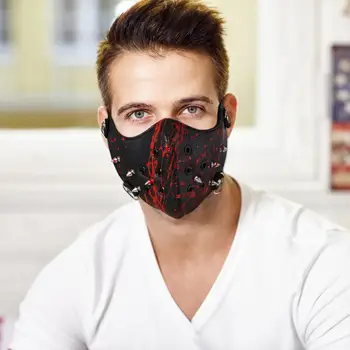 BONISKISS Módne Priedušná Maska Unikátny Vzor Sprej-Tvarované Nit Netural Maska Vonkajšie Maska Požičovňa Prachotesný Štít na Tvár